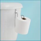 Toilet Paper Roll Holder Tank Side Tp Hanger Hook Bathroom Storage Organizer