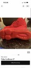 Nike Lebron 17 Red Carpet High Top Red Lace Up Basketball Shoes Size 10 Brandnew