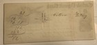 Vintage 1886 Carlisle Pa Deposit Bank Check Revenue Beautiful Vignette       Art 