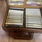 Vintage Lot Of 24 Cassette Tapes With Case Assorted Genre