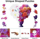 Heart Flower Vase Wooden Jigsaw Puzzle - 219 Pieces