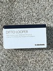Ditto Looper Tc Electronics W  Blue Coil Power Supply Hardly Used