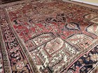 8x11 Vintage Fine Heriz Rug Serapi Antique Ushak Kazak Caucasian Shirvan