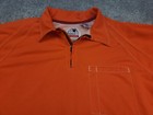 Bulwark Iq Series 1 4 Zip Shirt Mens Extra Large Orange Flame Resistant 