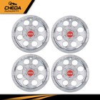4x Chrome 10  Golf Cart Hub Caps Fit For Ezgo Club Car And Yamaha Wheel Cover