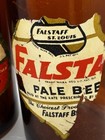 Vintage Falstaff Beer Bottle Salt   Pepper Shakers 4 3 8  Tall