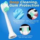 Toothbrush Heads For Philips Sonicare Protectiveclean 4100 5100 6100 Dailycle   