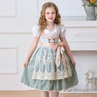 Girls Oktoberfest Dirndl Dress With Tops And Apron Beer Festival Dresses Kids Ge
