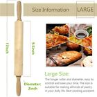17   Classic Rolling Pin For Baking  Pastry  Pizza  Long Beech Wood Dough Roller