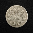 1865-g Mexico 10 Centavos  Guanajuato - Free Shipping Usa