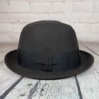 Vintage Royal Stetson Fedora Felt Driving Hat Mens Size 7 1 8 Brown Gangster 60s