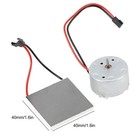 Metal Plastic Fireplace Fan Motor For Stove Burner Fan Heater Spare Parts Set H