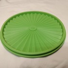 Vtg Tupperware Round 8  Servalier Replacement Lid  1205 Lime Green For 1204 1339