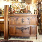French Antique Walnut Louis Xvi Queen Size Bed