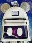 As Is Disney Parks Loungefly Mickey Mouse Space Mountain Backpack   Ears Set