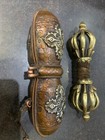 7 9 Inchs Excellent Large Tibetan Brass Hand Made Buddhist Artifact W brass Box