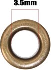 3 5mm 200pcs Grommets Eyelets Round Inner Hole Metal Eyelets Hollow Nails For Ba