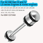 Ls Billet Rear Galley Plug Barbell Oil Diverter Fits For Gm Gen Iii   Iv Ls1   