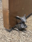 Antique Vintage Style Cast Iron Mouse -new