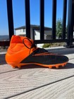 Nike Hypervenom Phantom Ii Ag Leather Black And Orange Men s Size 8