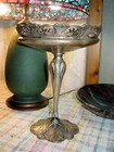 Lrg  German Art Nouveau  Period 800-silver Compote Late 19th   Early 20th C 