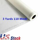 Usa - 3 Yards 110 Mesh X 63  Width Silk Screen Printing Fabric Mesh White Color
