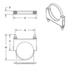 U Bolt Exhaust Clamp For 4    O d  Exhaust Pipe Stainless Steel Up 21330 Each