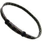  - Genuine Panama Hat Band - Horsehair Band - Adjustable Size - And White Black