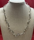 Vintage 925 Sterling Silver Akoya Pearl Necklace