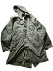 Vintage Us Military Parka Mens Medium Night Desert Camo Hooded Grid 90s