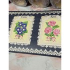 Nos Vtg Floral Lace Wall Border Wallpaper Flowers 4 Yd X 3 75  Rolls Daisy Rose