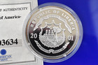 2001 American Mint 999 Silver Proof Liberia History Of America 20g Coin
