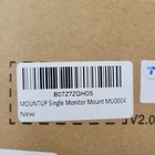 Mountup Single Monitor Desk Mount - Adjustable Gas Spring Monitor Arm  Vesa New