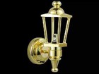 2pk Dollhouse Miniature Brass Coach Lamps  W replaceable Bulb   nip 