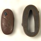 Japanese Fuchi Kashira Set Antique Katana Sword Fittings