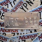 Arkansas Diamond License Plate     free         1 Random The Natural State Graphic Tag