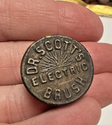 Antique Quack Medicine  Dr  Scott s Electric Hair Brush Advertising Compass