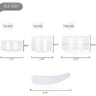 100pcs 3 Gram Sample Containers  3ml Empty Jars With Lids  Small Cosmetic Con   