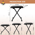 Piano Bench Adjustable Keyboard X-shaped Portable Padded Music Foldable Stool