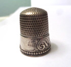 Sterling Silver Thimbles Lot Of 5 Including 2 Stern Bros