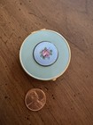 Vintage Bliss Brothers Powder 3 Way Compact W  Mirror Guilloche Enamel Floral