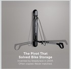 Steadyrack Bike Rack     Vertical Wall Mount Bike Storage - New In Box   
