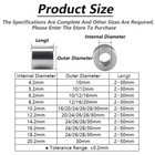 Aluminium Round Spacer M10 M12 M14 M16 Standoff Collar Stand Off Spacers Od 24mm