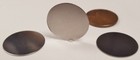 12 Vintage Steel Flat Round Disc 19mm  Silver Metal Stamping Findings N14