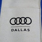 Audi Dallas Canvas Tote Bag Ivory Blue Trim Promo Autocar Carryon Overnight New