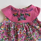 Vintage Osh Kosh Baby Bgosh Girl s 3-6 M Floral Bubble Romper Overalls