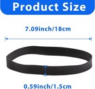 Large Rubber Bands Heavy Duty  22 Pcs Size 107 Black Rubber Bands