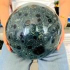 32 56lb Top   natural Kapapa Stone Crystal Sphere Polishing And Healing