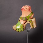 Vintage Chunky 1970s Platform Heels Shoes