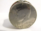 Kennedy Half Dollar Silver Bicentennial Coins Handmade Hinged Trinket Pill Box